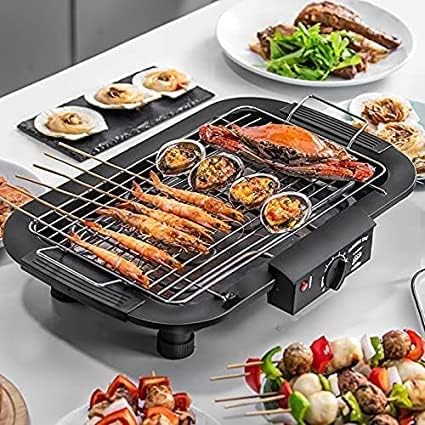 J P Enterprise jp mfg Powder Coated 2000 Watts Electric Barbeque Grill Tandoor Grills Contact Grill Portable Grill Outdoor Picnic Griller Light Weight Grill  - Image 1