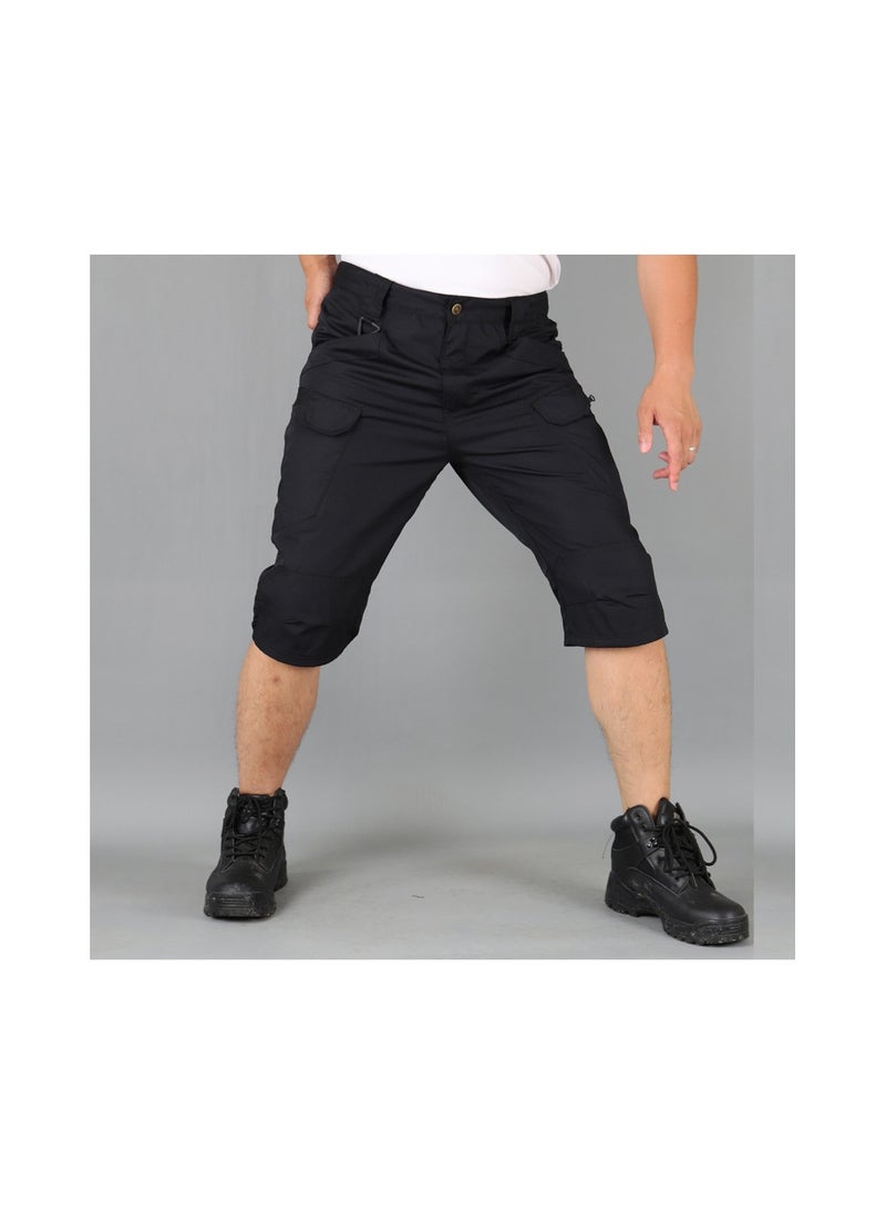 Loquat - Men Tactical Pants, Special Forces Camouflage Training Pants Black - Image 1