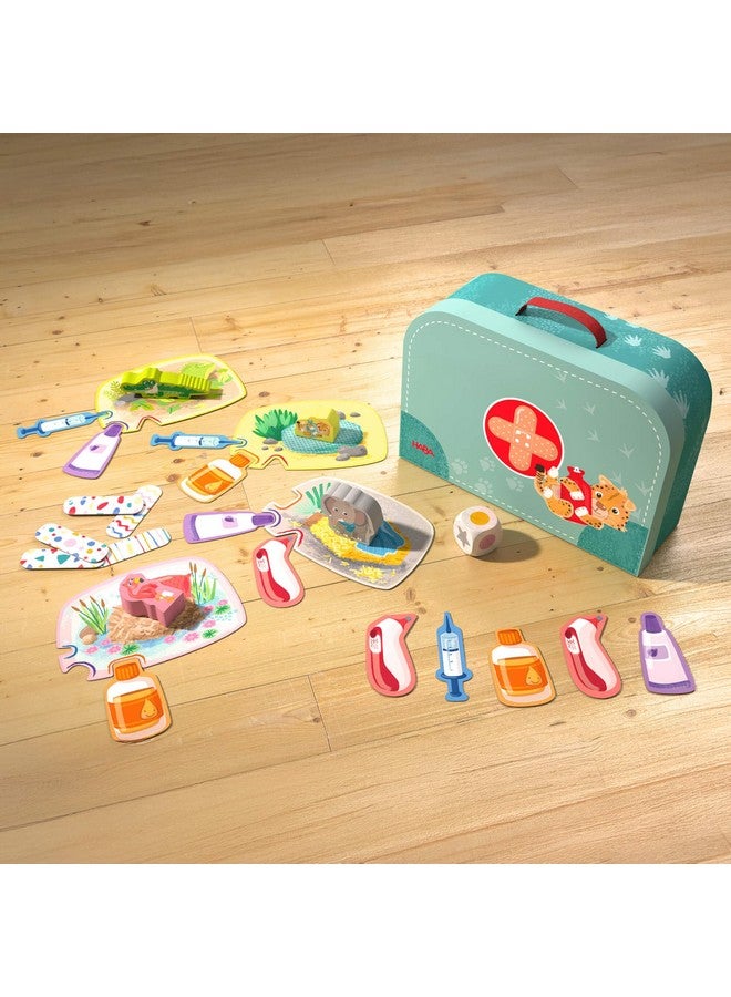 HABA ألعاب HABA الأولى - في عيادة الطبيب البيطري، ألعاب للأطفال ومجموعة لعب طبيب بيطري للأطفال، ألعاب تمثيلية وألعاب تعليمية للأطفال من 2-4 سنوات - Image 2