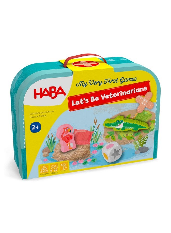 HABA ألعاب HABA الأولى - في عيادة الطبيب البيطري، ألعاب للأطفال ومجموعة لعب طبيب بيطري للأطفال، ألعاب تمثيلية وألعاب تعليمية للأطفال من 2-4 سنوات - Image 1