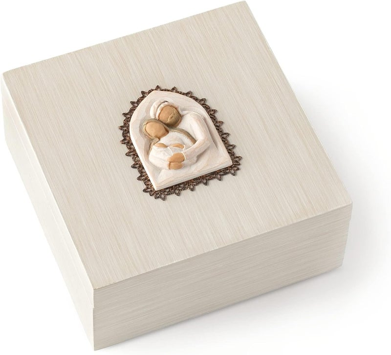 Willow Tree Holy Family, sculpted hand-painted Memory Box - Image 1