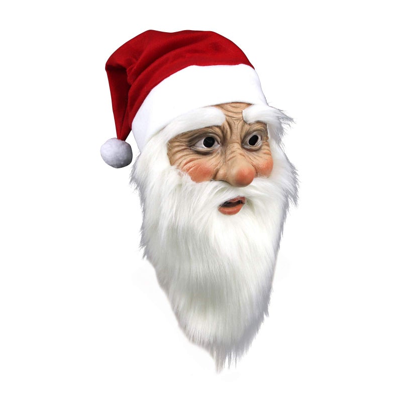 MOLEZU Santa Claus latex Mask Christmas Costume Adult Party Cosplay full head Masks - Image 1