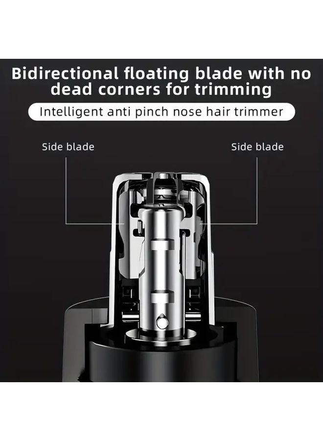 مشذب الشعر الأسود USB لشعر الأنف والحواجب والبيكيني وتصفيف الوجه - Image 4