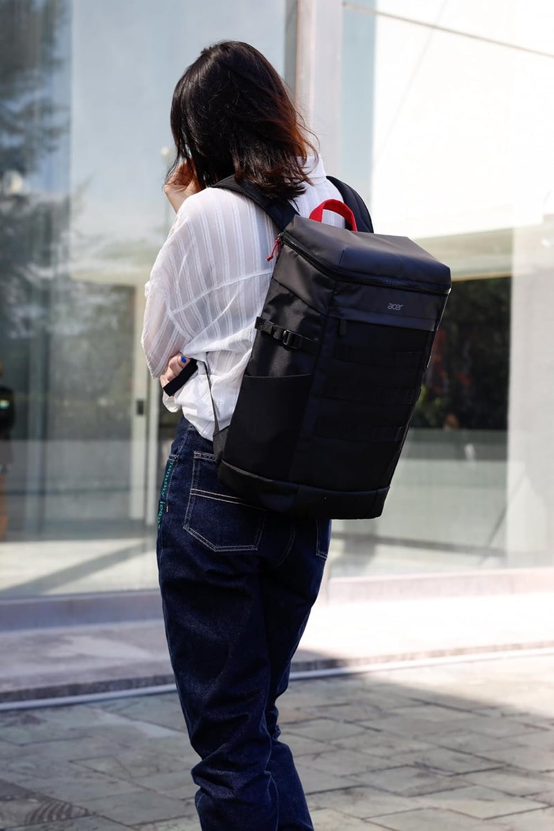 Acer Acer Nitro Sporty Box Gaming Backpack  Up to 156 Notebook  Tear  WearResistant Polyester  Water Resistant Coating  College Daypack Business Backpack  Men Women - Image 2