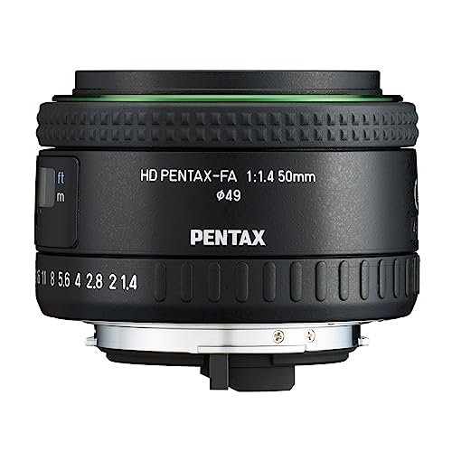 Pentax HD PENTAXFA 50mmF14 SingleFocus Standard Lens for use with KMount Digital SLR Cameras - Image 1