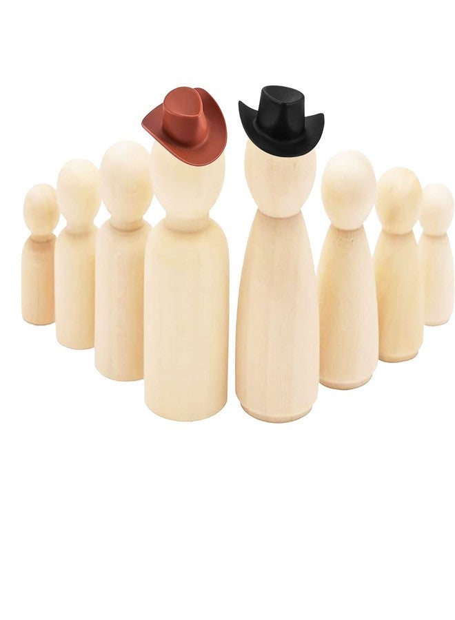 Cayway 30 PCS Cute Miniature Hat, 3 Color Plastic Mini Hats Plastic Cute Doll Hats Decoration Accessories for Party, Doll Dress Up, Cake Topper, Play Dollhouse - Image 3