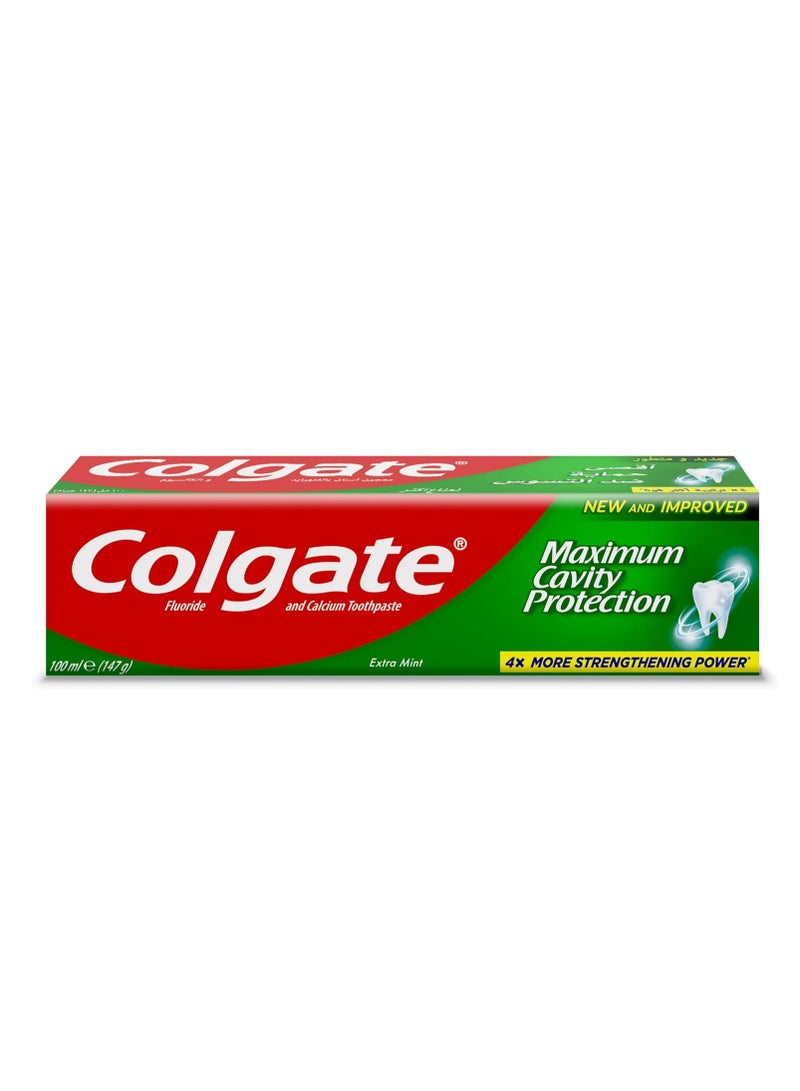 Colgate Maximum Cavity Protection Extra Mint Anti Cavity Toothpaste, 100 Ml - Image 2