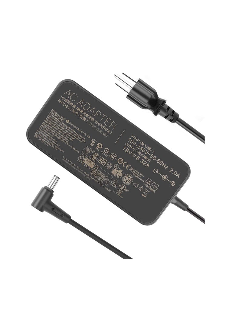 Terabyte شاحن بديل عالي الجودة لأجهزة Asus 19V 6.32A 4.5mm*3.0mm - Image 1