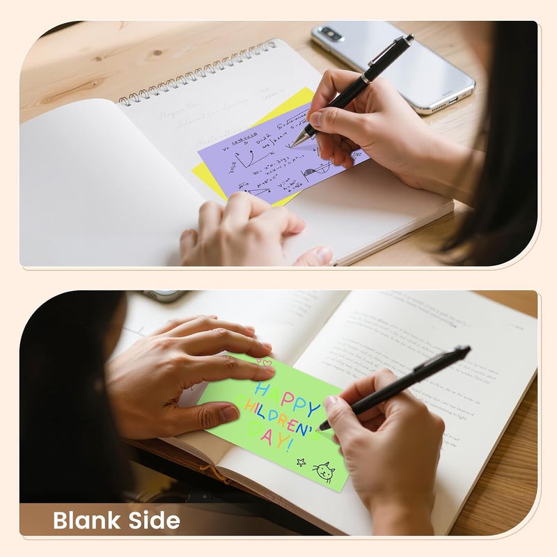Ciphyfee Index Cards 3x5 Inch, 300sheets, Flash Cards, Blank Colored Note Cards Paper For Studying, Schools Supplies, College, Office And Home Organization, Note Taking Supplies - Image 5