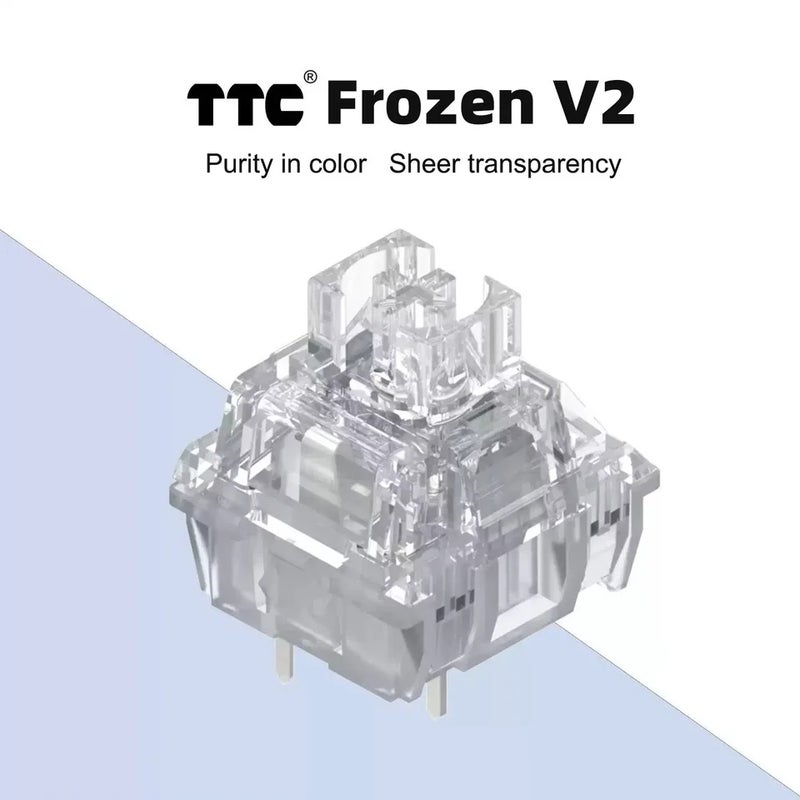 TTC Frozen V2 Silent Linear Switch, 3-Pin, Factory Lubricated, Rgb, for Aula F75 Ajazz AK820 - Image 4