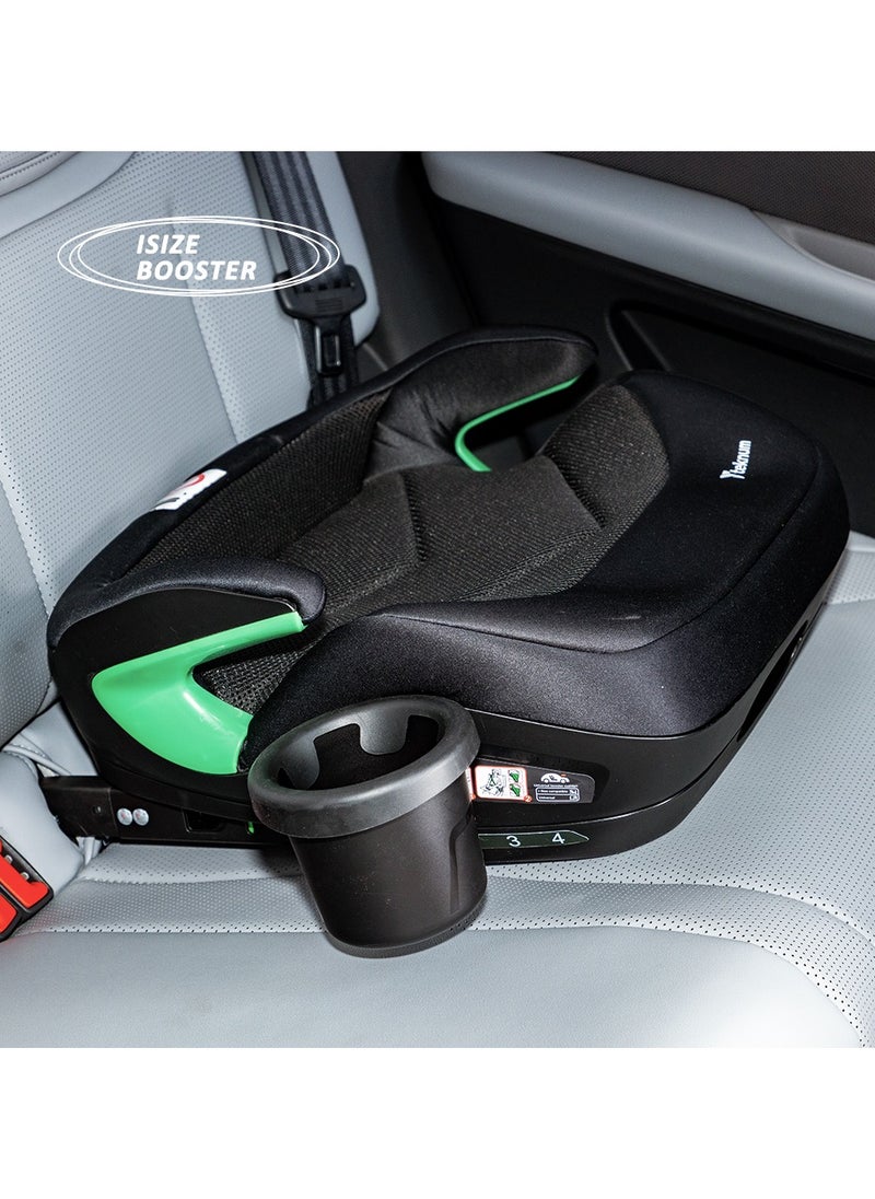 TEKNUM Car Seat I-Size Booster with 4 Reclining Mode & Isofix - Black