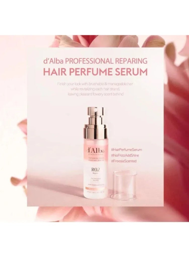 d'Alba Damaged, Frizzy Hair Repair – d'Alba White Truffle Hair Perfume Serum 50ml for Shine, Softness & Breakage Control  – Shine, Damage Repair & Long-Lasting Freshness for Silky Hair - Image 2