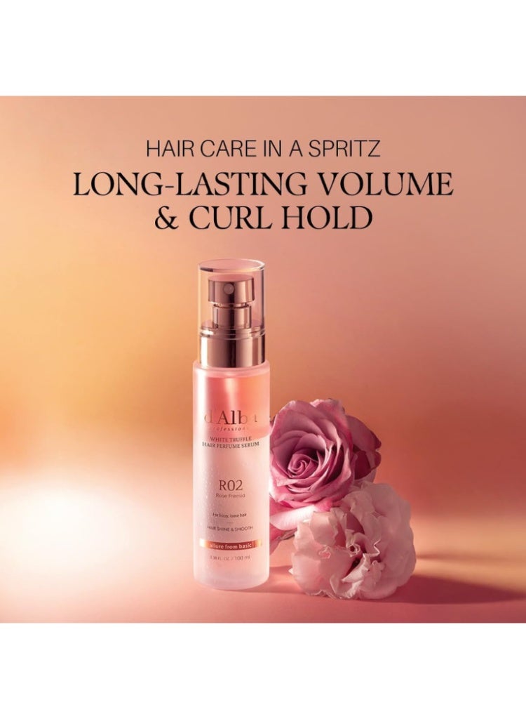 d'Alba Damaged, Frizzy Hair Repair – d'Alba White Truffle Hair Perfume Serum 50ml for Shine, Softness & Breakage Control  – Shine, Damage Repair & Long-Lasting Freshness for Silky Hair - Image 3