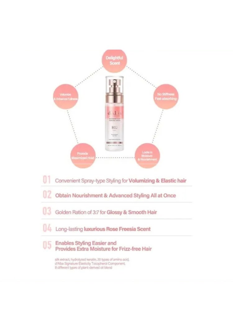 d'Alba Damaged, Frizzy Hair Repair – d'Alba White Truffle Hair Perfume Serum 50ml for Shine, Softness & Breakage Control  – Shine, Damage Repair & Long-Lasting Freshness for Silky Hair - Image 4