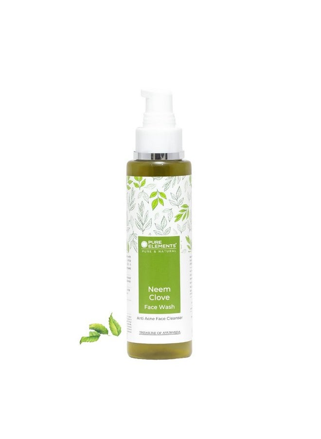 Pure Elements Neem Clove Anti Acne Face Wash Neemwash Neem & Clove Ultra Purifying Face Wash  - Image 1