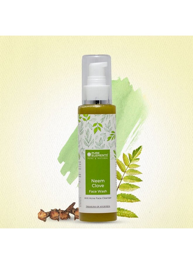 Pure Elements Neem Clove Anti Acne Face Wash Neemwash Neem & Clove Ultra Purifying Face Wash  - Image 4
