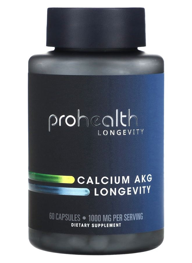 ProHealth - Calcium AKG Longevity 1000 mg  60 Capsules (500 mg per Capsule) - Image 1