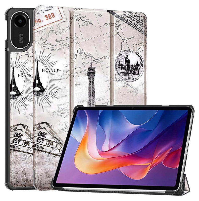 ProElite Case Cover for Xiaomi Redmi Pad 2 11 inch Case, Slim Trifold Flip case Cover for Xiaomi Redmi Pad 2 11 inch Tablet [Auto Sleep Wake Feature], Eiffel - Image 1