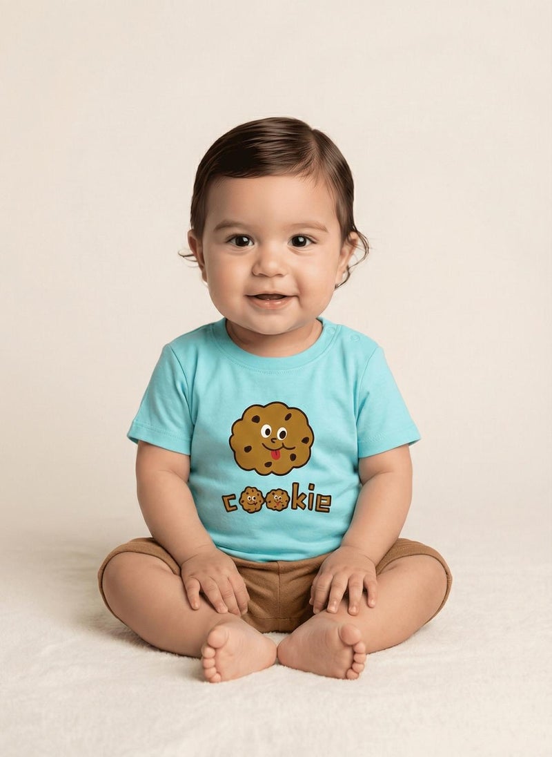 Nautinati Baby Boys' 100% Cotton Pack of 2 Printed Round Neck T-shirts - Image 3