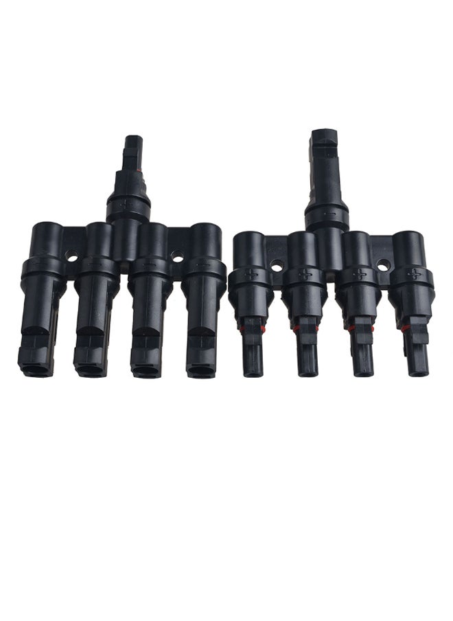 Generic Pair Of MMF And FFM Solar Panel Branch Connector Black/Red  - Image 2