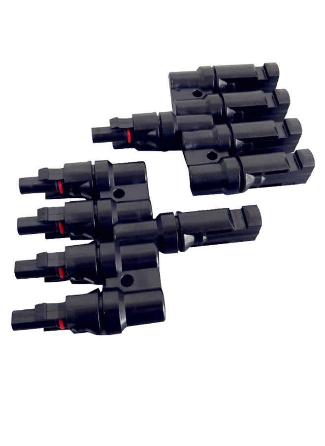 Generic Pair Of MMF And FFM Solar Panel Branch Connector Black/Red  - Image 1