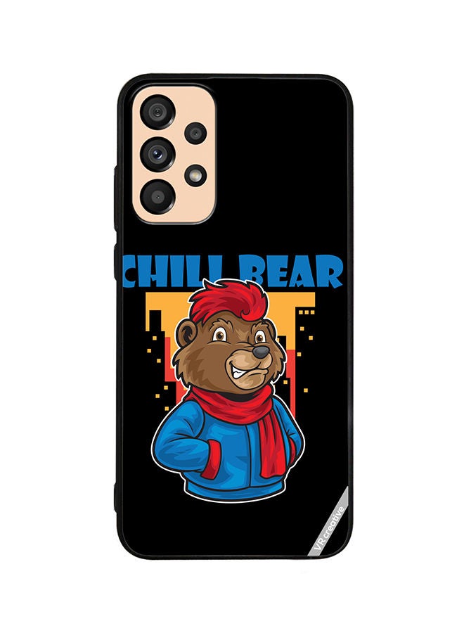 VR CREATIVE Protective Case Cover For Samsung Galaxy A72 Chill Bear Design Multicolour - Image 1