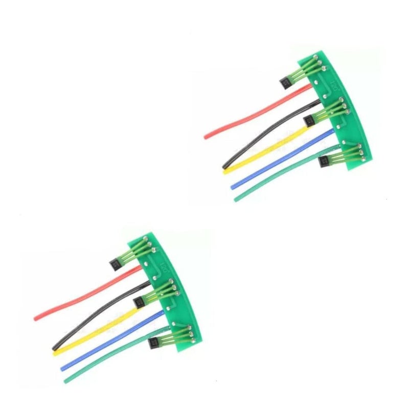 SaiDian سايديان 2 قطع مستشعر هال للدراجات الكهربائية 2 عجلات مركبات كهربائية لوحة دائرة عنصر مستشعر هال 41F لوحة مستشعر هال للمحرك 120 درجة مع سلك - Image 1
