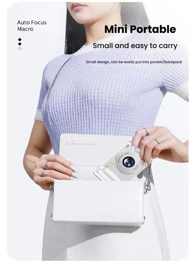 6400w pixel camera digital HD student campus retro vlog 4k HD video recorder gift - Image 4