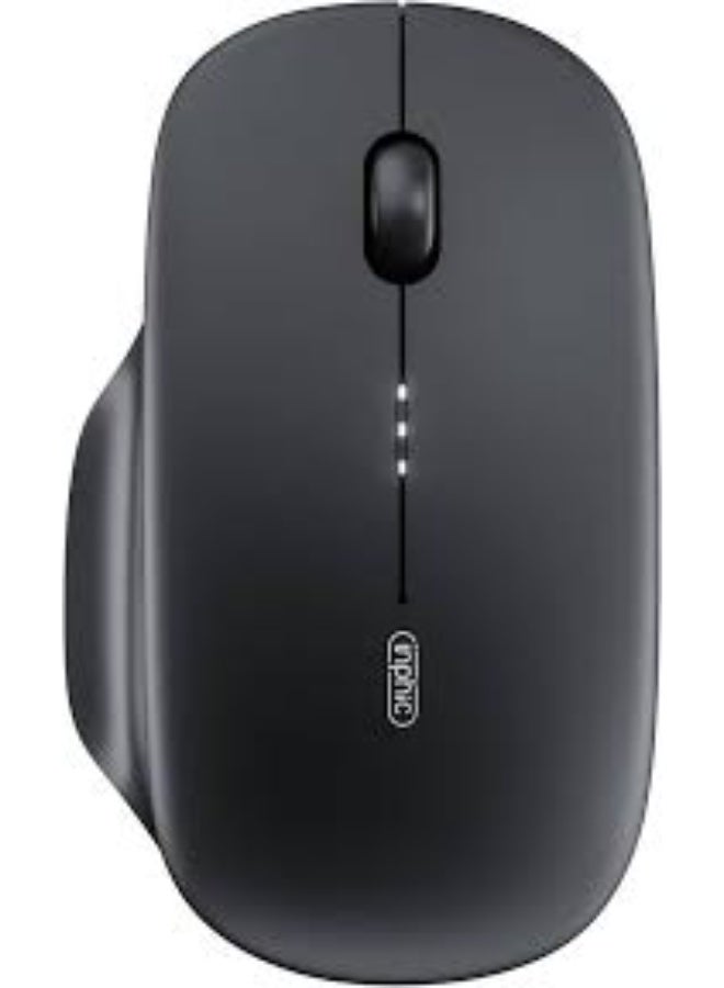 M1 II Wireless Tri-Mode Mouse, Bluetooth 5.0/4.0+USB, 80g, Visible Battery Level, Type-C Charging, Black