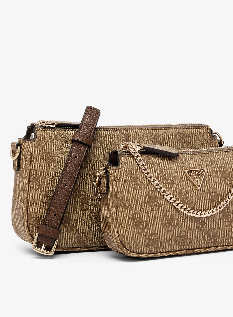 GUESS Noelle II Double Pouch Crossbody Bag - Image 3