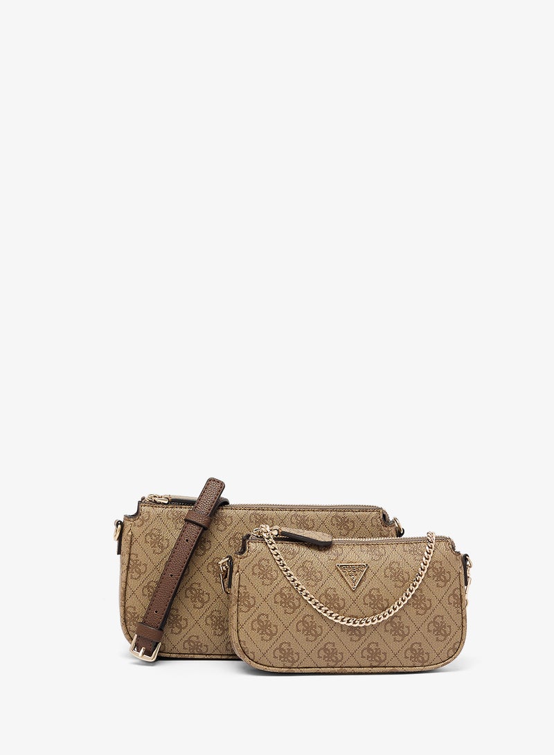 GUESS Noelle II Double Pouch Crossbody Bag - Image 1