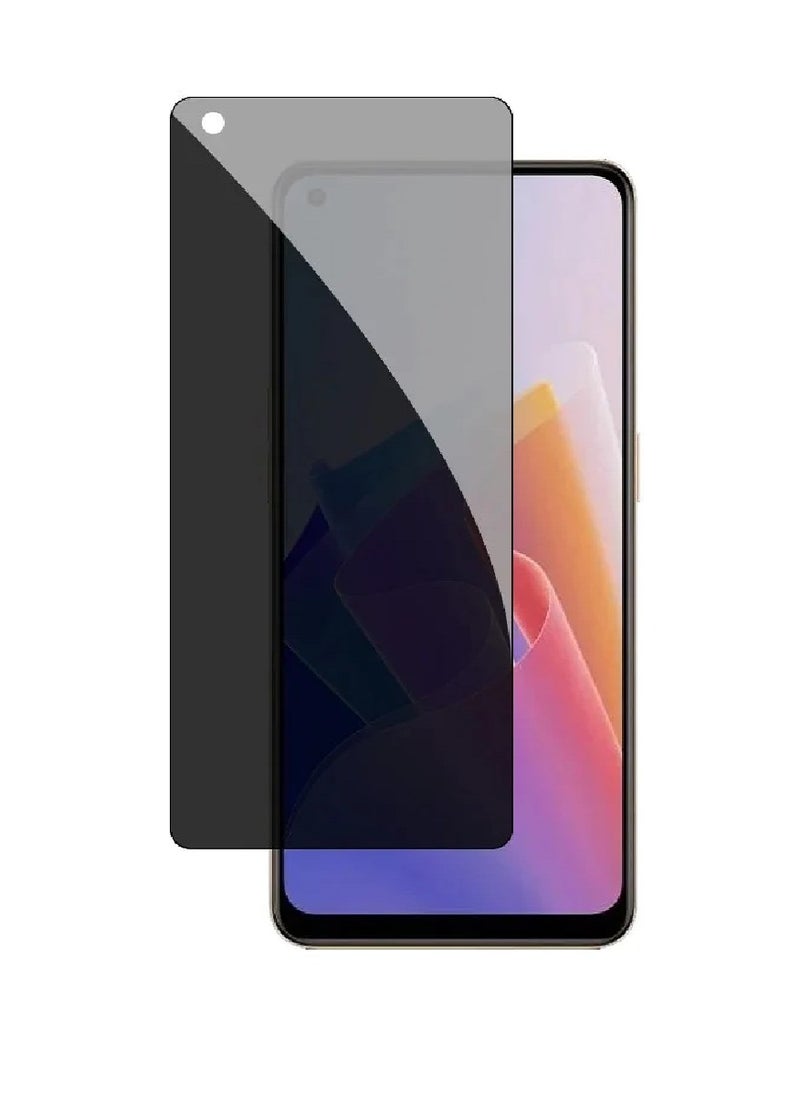 Super Tempered Glass Screen Protector Anti-Spy Privacy  Designed For Oppo A93 5G Full Screen Coverage And Bubble Free - Image 1