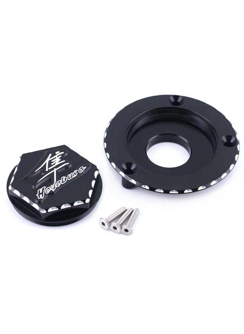 Suzuki 3D Fuel Tank Gas Cap Cover, Compatible with SUZUKI HAYABUSA GSX1300R 2008-2020  - Image 5
