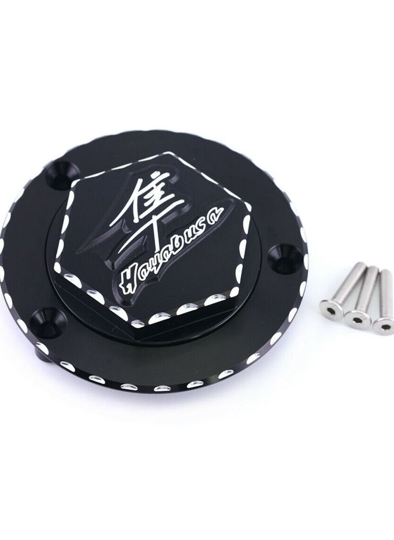Suzuki 3D Fuel Tank Gas Cap Cover, Compatible with SUZUKI HAYABUSA GSX1300R 2008-2020  - Image 1