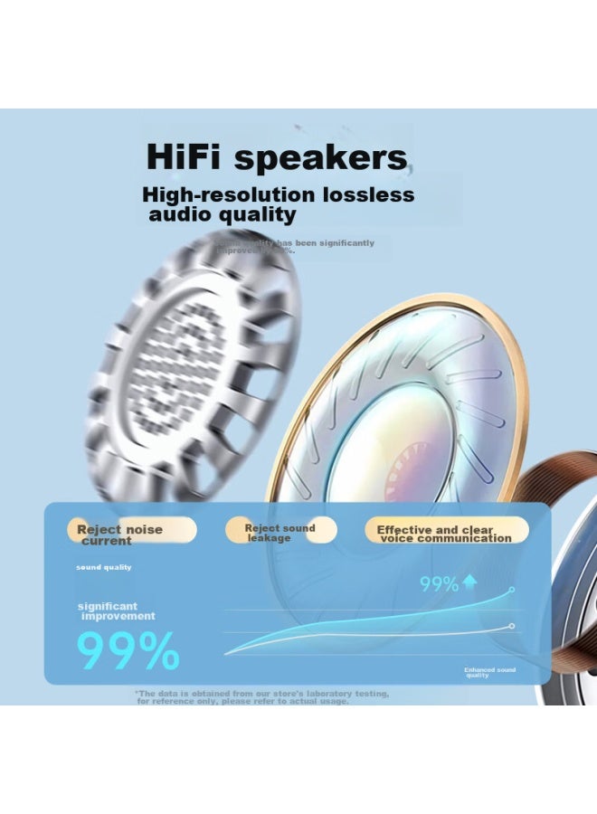 WITGOER Zhiguozhe Bluetooth Earphones Compatible With Huawei Honor Phones, Semi-in True Wireless Mate60, Long Battery Life, High Sound Quality, Noise Reduction, Universal For Oppo, Xiaomi, Vivo - Image 2