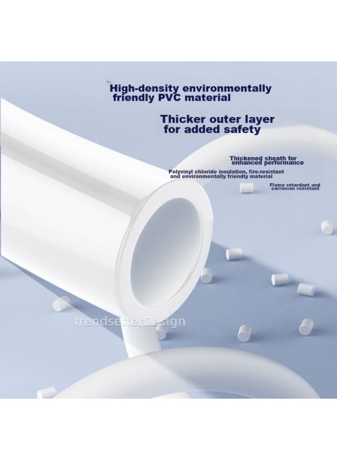 trendsetter Compatible With Yingshi Camera Power Extension Cable, H9c/c8c/c3w/c8w Camera Surveillance Cable, Dc5521 Male To Female 12v Outdoor Monitoring Connection Cable, 5 Meters - Image 4