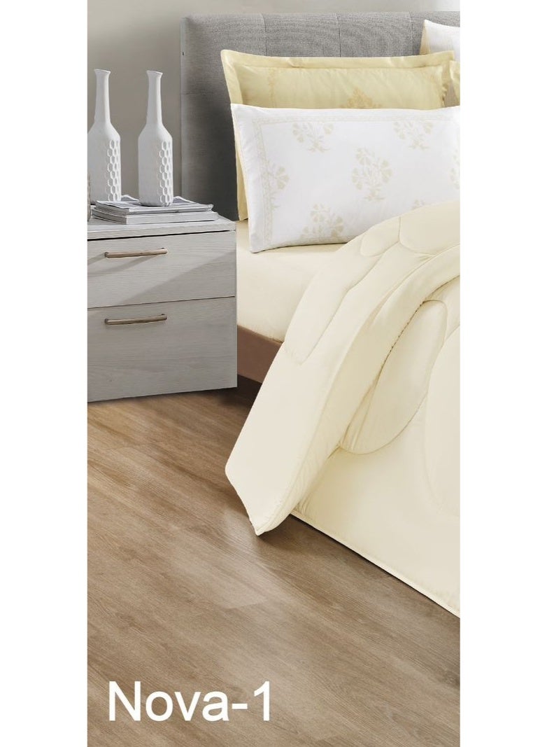 مون مفرش سرير نفرين بتصميم النقش ليضيف لغرفتك الجمال والاناقة من الميكروفايبر مقاس 230*250 سم - Image 2