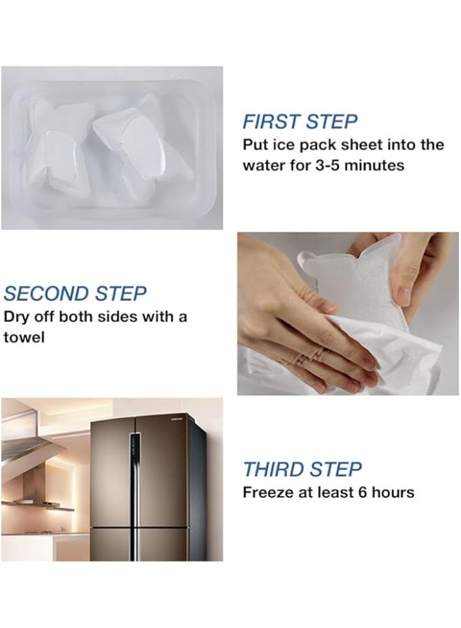 10 Sheets Reusable Ice Pack Sheets,Lunch Bag Freezer Ice Packs for Camping, Fishing Beach Keep Food Fresh Beverage Cold  - Image 5