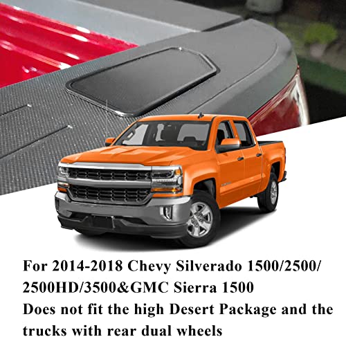TTCR-II لأغطية ثقوب دعامات سرير GMC سييرا و شيفروليه سيلفرادو 2014-2018، أغطية دعامات شاحنة بونيو  (2 عبوات) - Image 2
