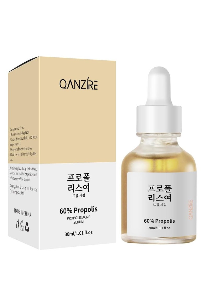  كانزير سيروم تضيء الوجه مع بروبوليس ونياسيناميد، سيروم عناية بالبشرة كوري لجميع أنواع البشرة، جوهر مرطب للبشرة الحساسة، للتجاعيد الدقيقة، لون البشرة غير المتساوي، عناية بالبشرة الكورية (30 مل) - Image 1