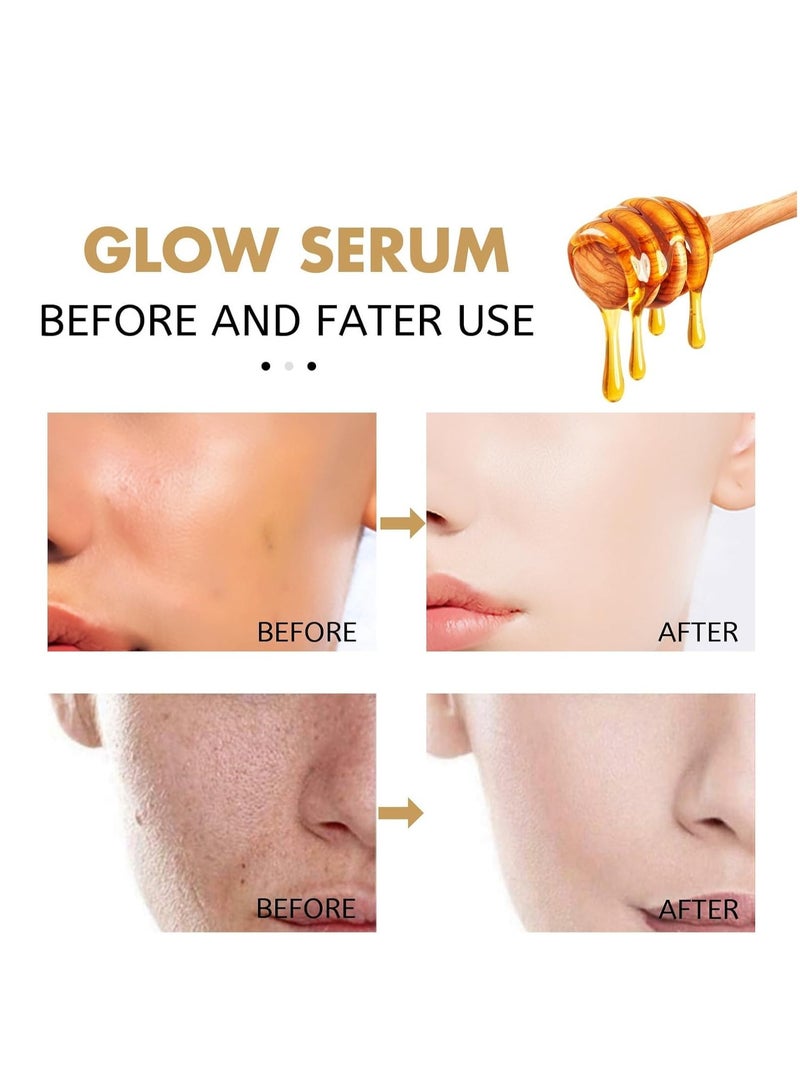  كانزير سيروم تضيء الوجه مع بروبوليس ونياسيناميد، سيروم عناية بالبشرة كوري لجميع أنواع البشرة، جوهر مرطب للبشرة الحساسة، للتجاعيد الدقيقة، لون البشرة غير المتساوي، عناية بالبشرة الكورية (30 مل) - Image 4