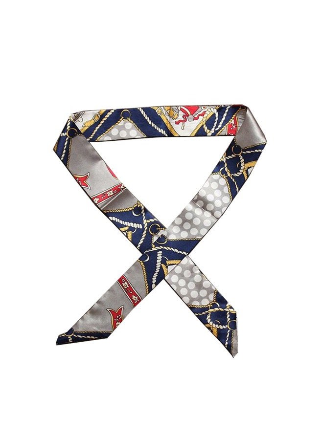 MosBug Fashion Bag Handbag Handle Ribbon Scarf Package Band Hair Head (Pattem A) - Image 2