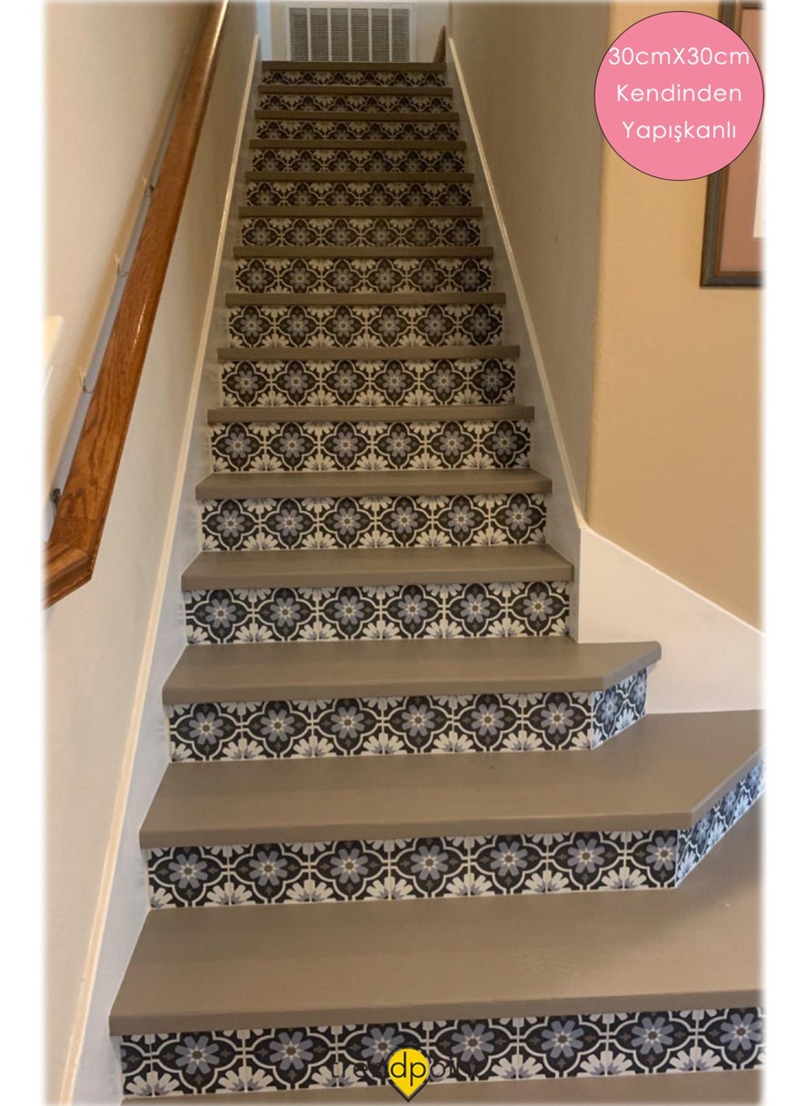 Trendpoint 1 قطعة تغطية أرضية وجدران من Lvt ذاتية اللاصق 30CM×30CM بلاط مطبخ حمام مدخل  - Image 4