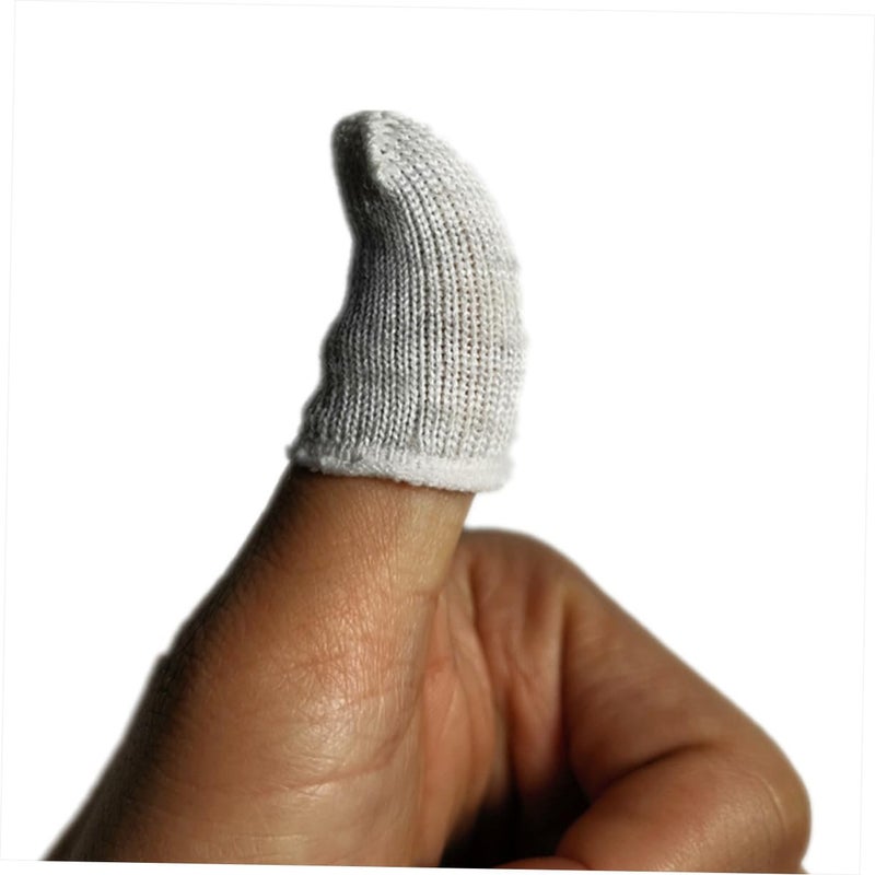 Anti Sweat Non Slip Static Finger Sleeves 10 Pieces Random Color Touch Screen Covers - Image 4