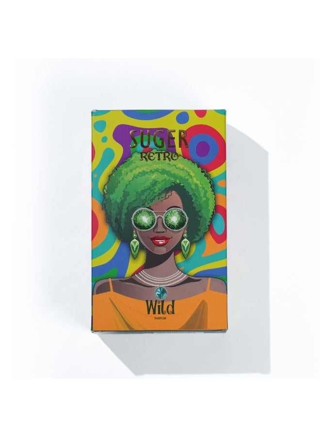 عطور ايه ام دي عطر سوجر ريترو وايلد من AMD Perfumes للنساء، أو دو بارفان، 100 مل - Image 4