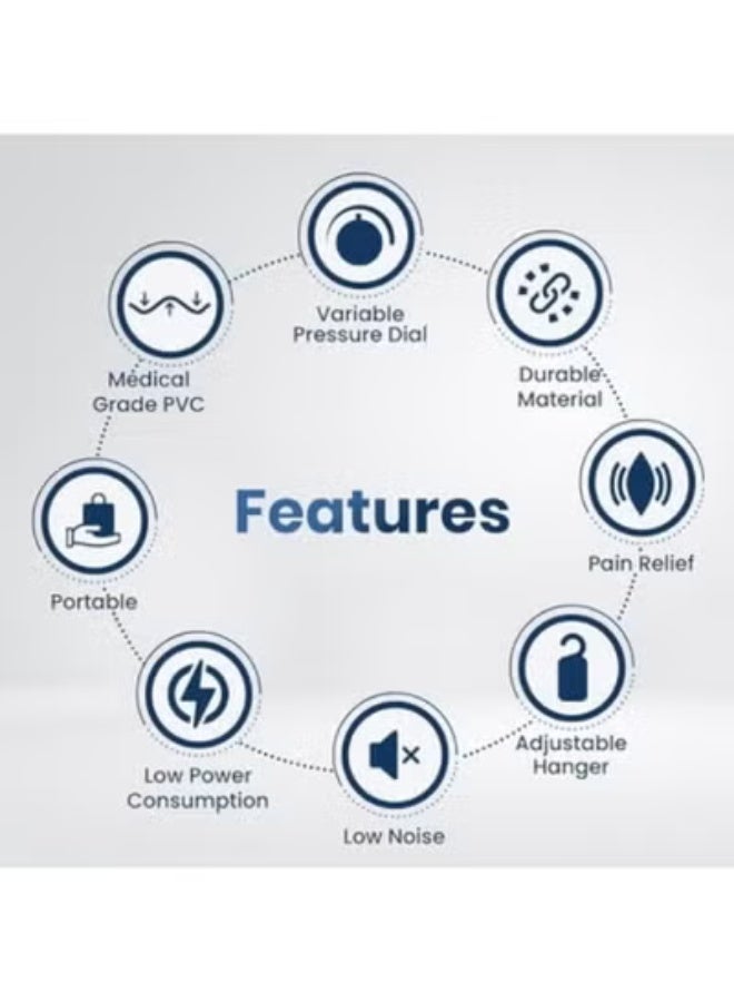 Anti-Decubitus Air Mattress with Compressor Pump - Medical Grade Pressure Relief System for Bedsores - Adjustable Airflow & Ultra-Quiet Operation - Image 4