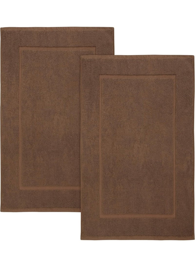 Bliss Casa - Bath Mats (2 Pack, 50 x 80 cm) - 1000 GSM Bathroom Mat for Toilets, Super Soft and Extra Absorbent Floor Mats For Elegant Look - Image 1