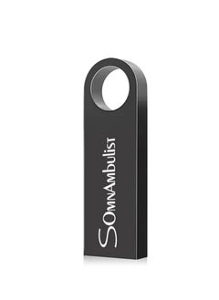 Generic 64GB USB Flash Drive, 64GB Flash Memory, Somnambulist Flash Drive for storing data, videos, and photos, USB storage memory with a capacity of 64 gigabytes, portable storage disk, portable memory, USB flash drive, USB storage disk, portable flash memory with a capacity of 64 gigabytes, portable storage disk, Black color.  - Image 2