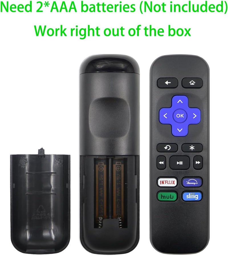 WSHAITE 2 Pack Remote Control Replacement Compatible with Roku Box, Premiere, Express, Player, Streaming Device Shortcut Keys【NOT Compatible with Stick & TV】 - Image 5