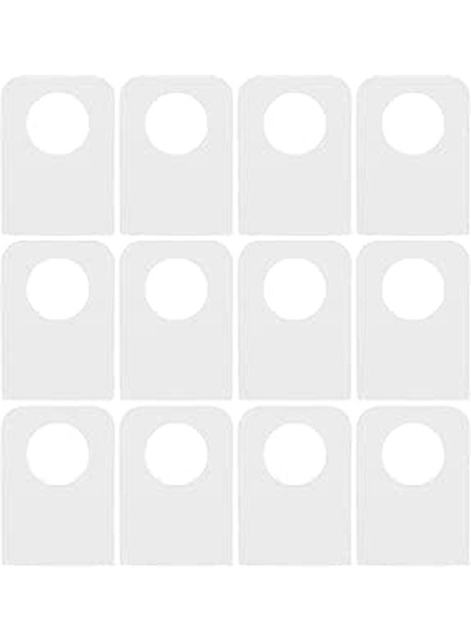 500 Pcs Round Adhesive Hanging Tags 23x32mm Writable Sticker for Retail Jewelry Marking - Image 1